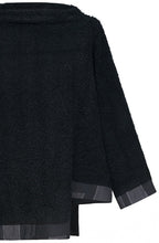 Black Urban Zora Poncho Style Jumper