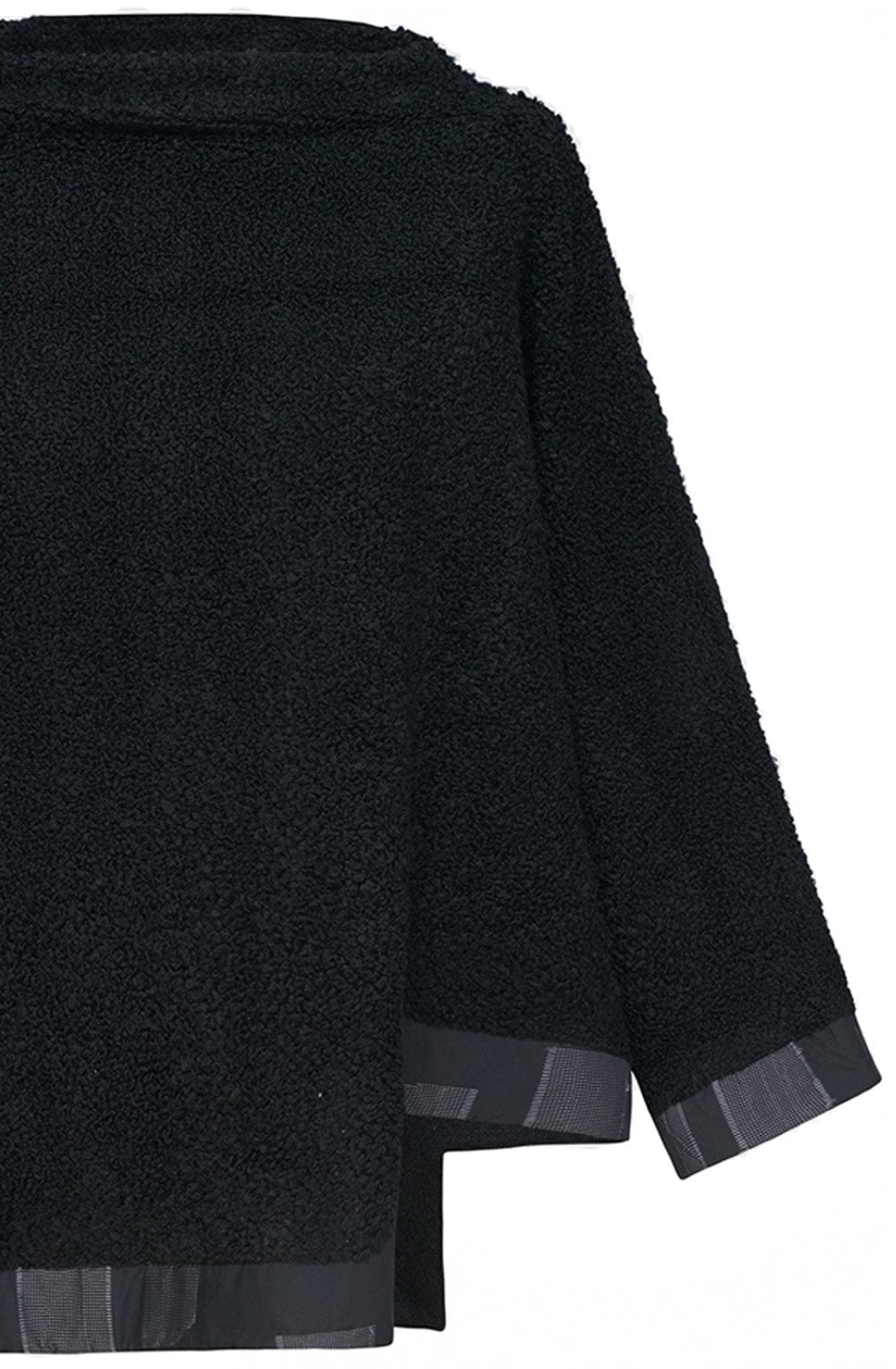 Black Urban Zora Poncho Style Jumper