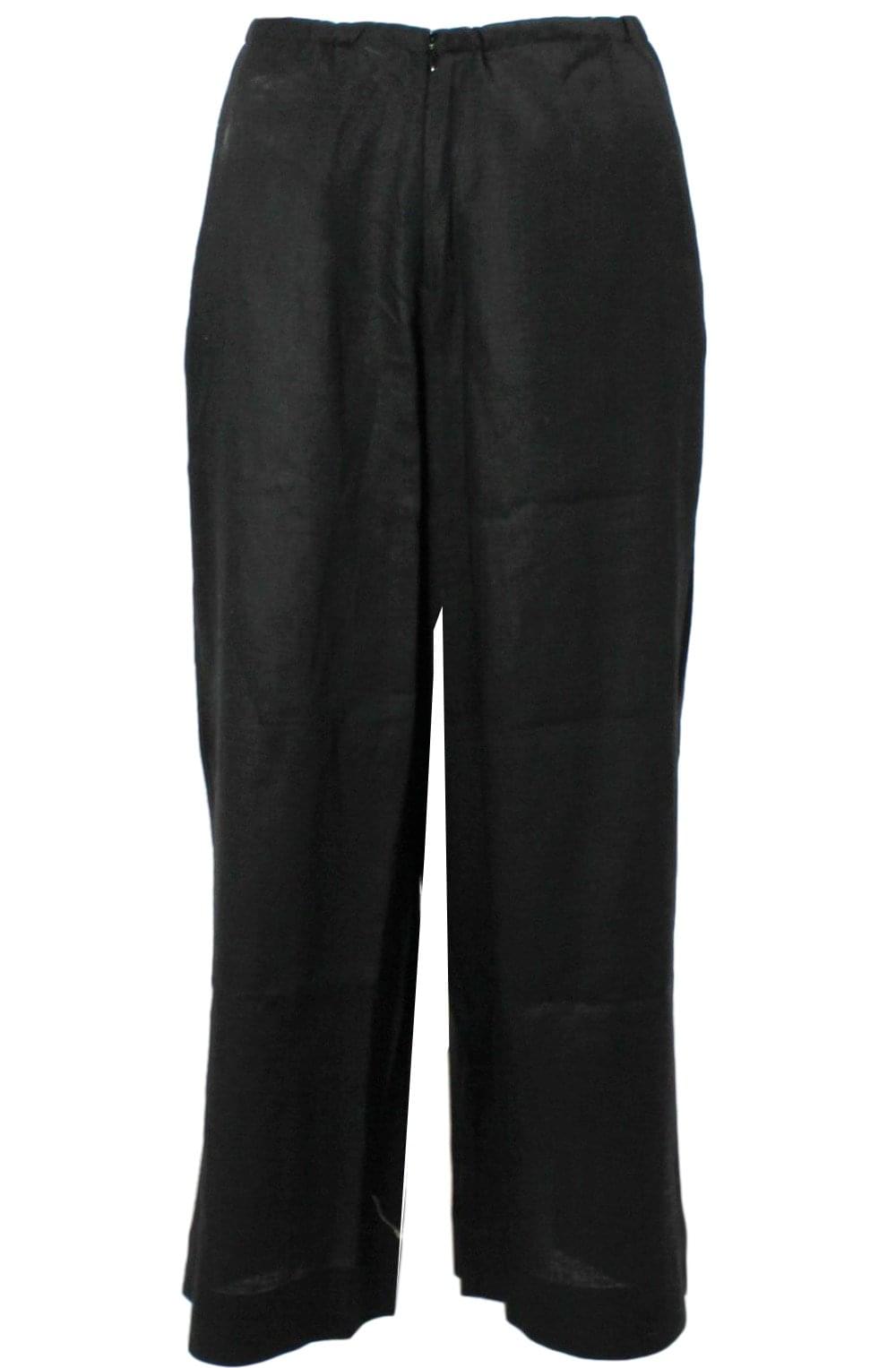 Black Wide Leg Culottes
