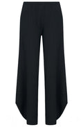 Black Winnie Punto Wide Leg Trousers