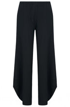 Black Winnie Punto Wide Leg Trousers