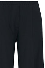 Black Winnie Punto Wide Leg Trousers