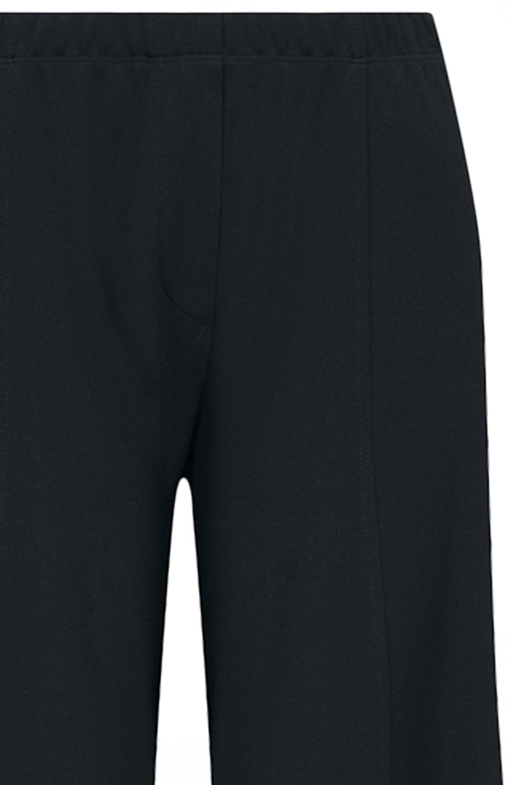 Black Winnie Punto Wide Leg Trousers