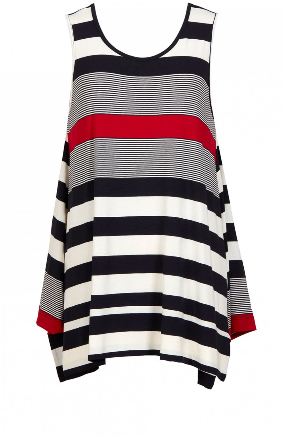 Bold Striped Sleeveless Top