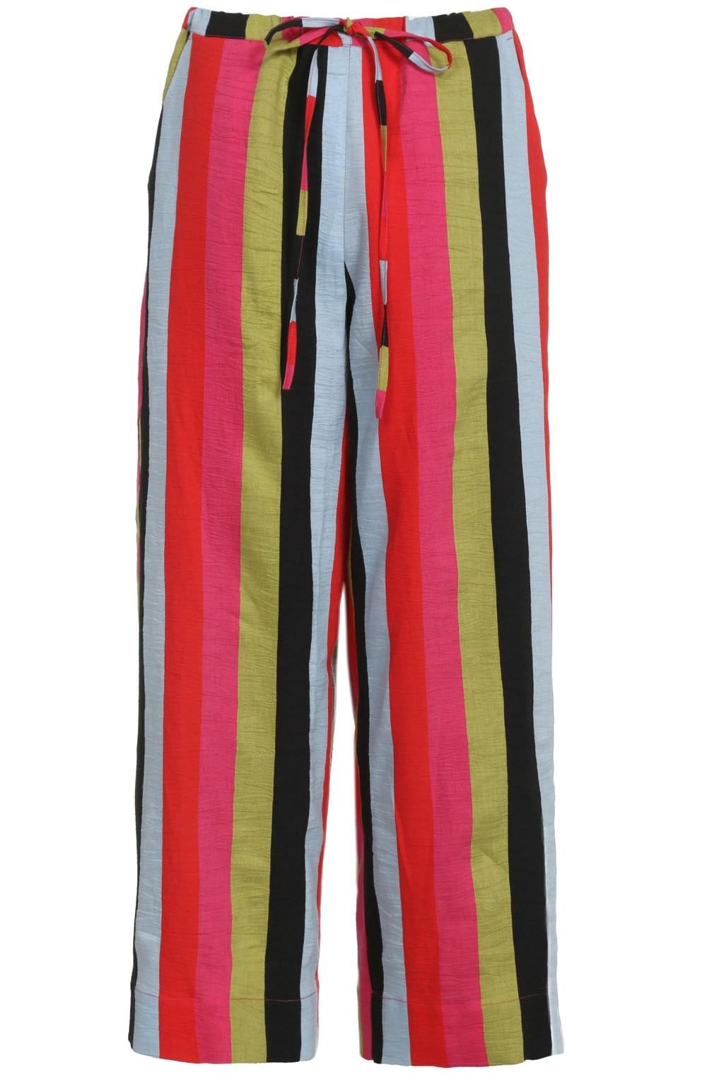 Bold Striped Wide Leg Culottes