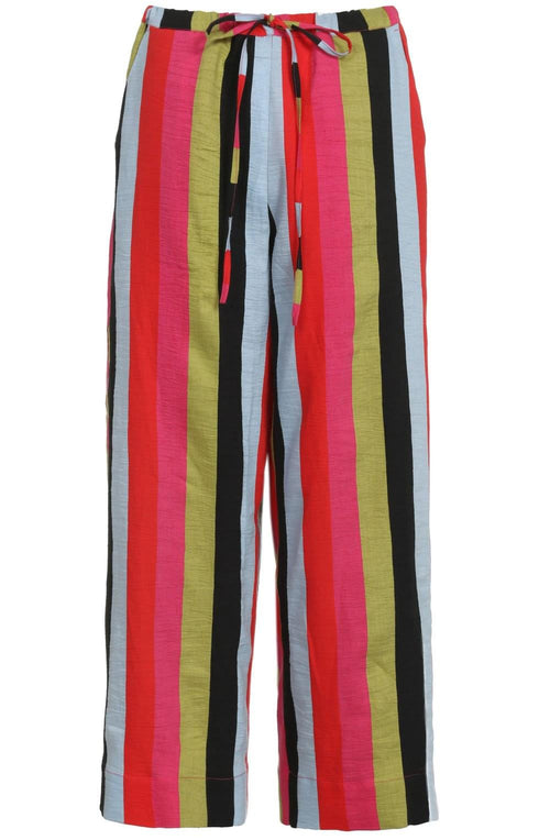 Bold Striped Wide Leg Culottes