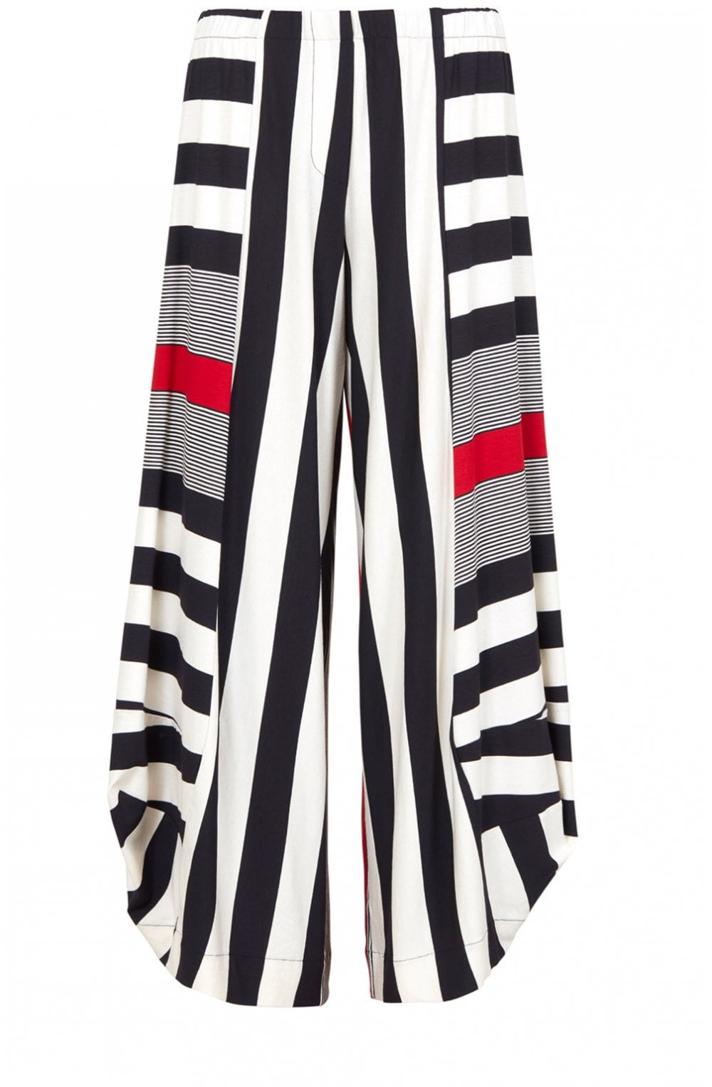 Bold Striped Wide Leg Culottes