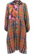 Check Shirt Dress