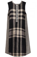 Check Sleeveless Dress