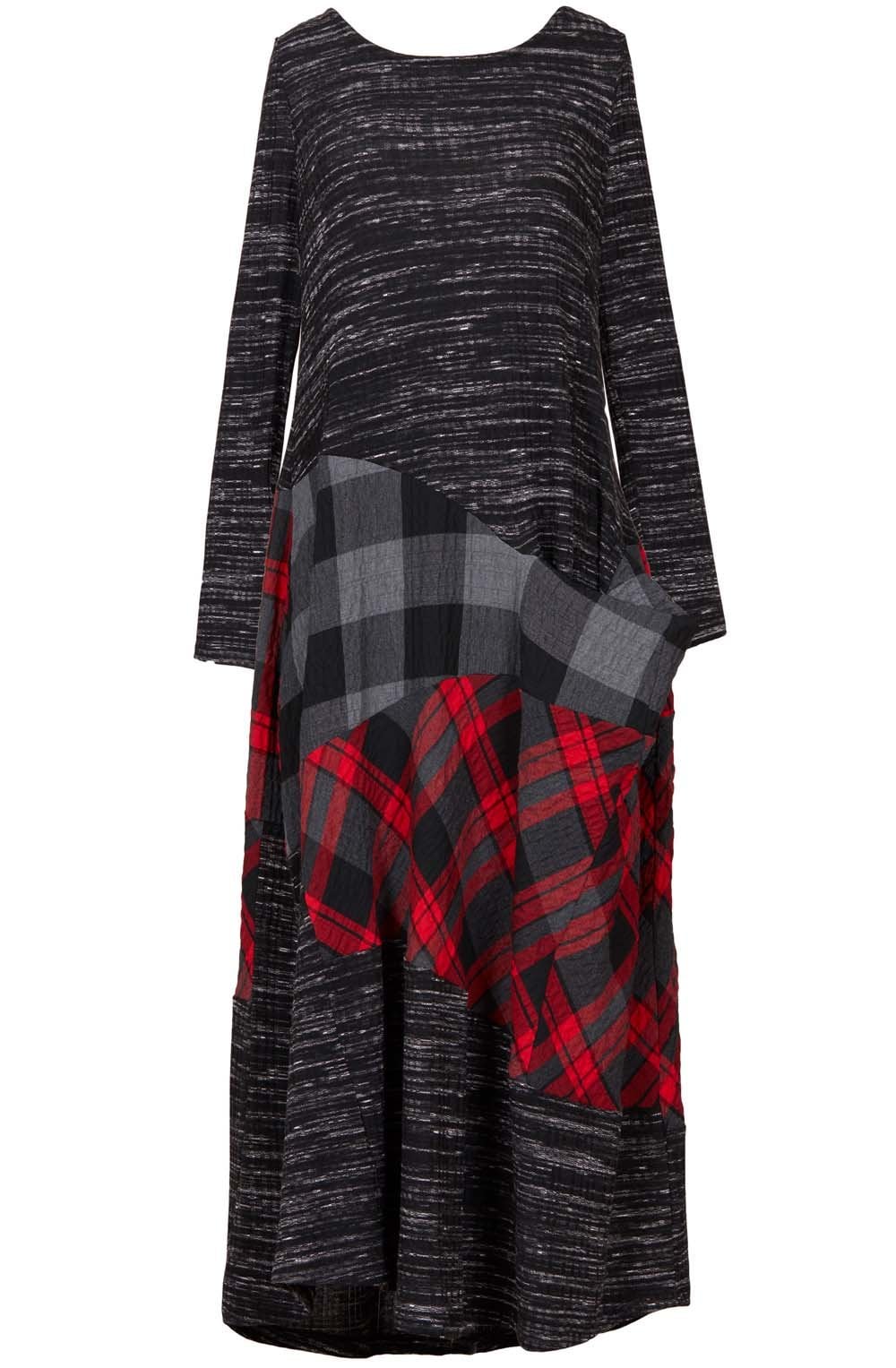 Contrasting Panel Dress