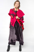 Fuchsia Unstructured Waistcoat