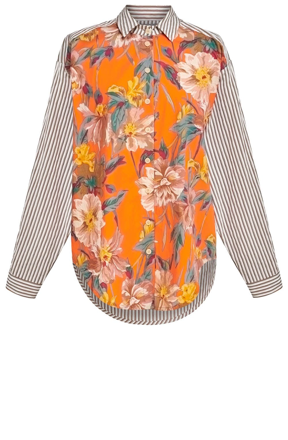 Garden Curved Hem Shirt