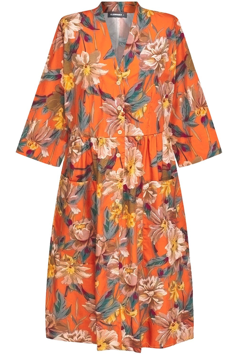 Garden Floral Button Down Dress