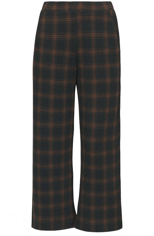 Ginger Plaid Wide Leg Culottes