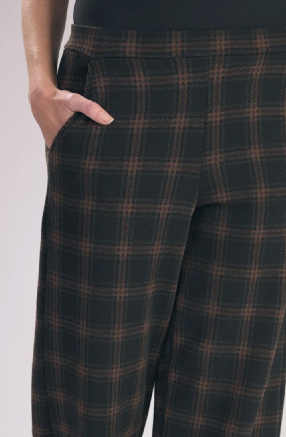 Ginger Plaid Wide Leg Culottes