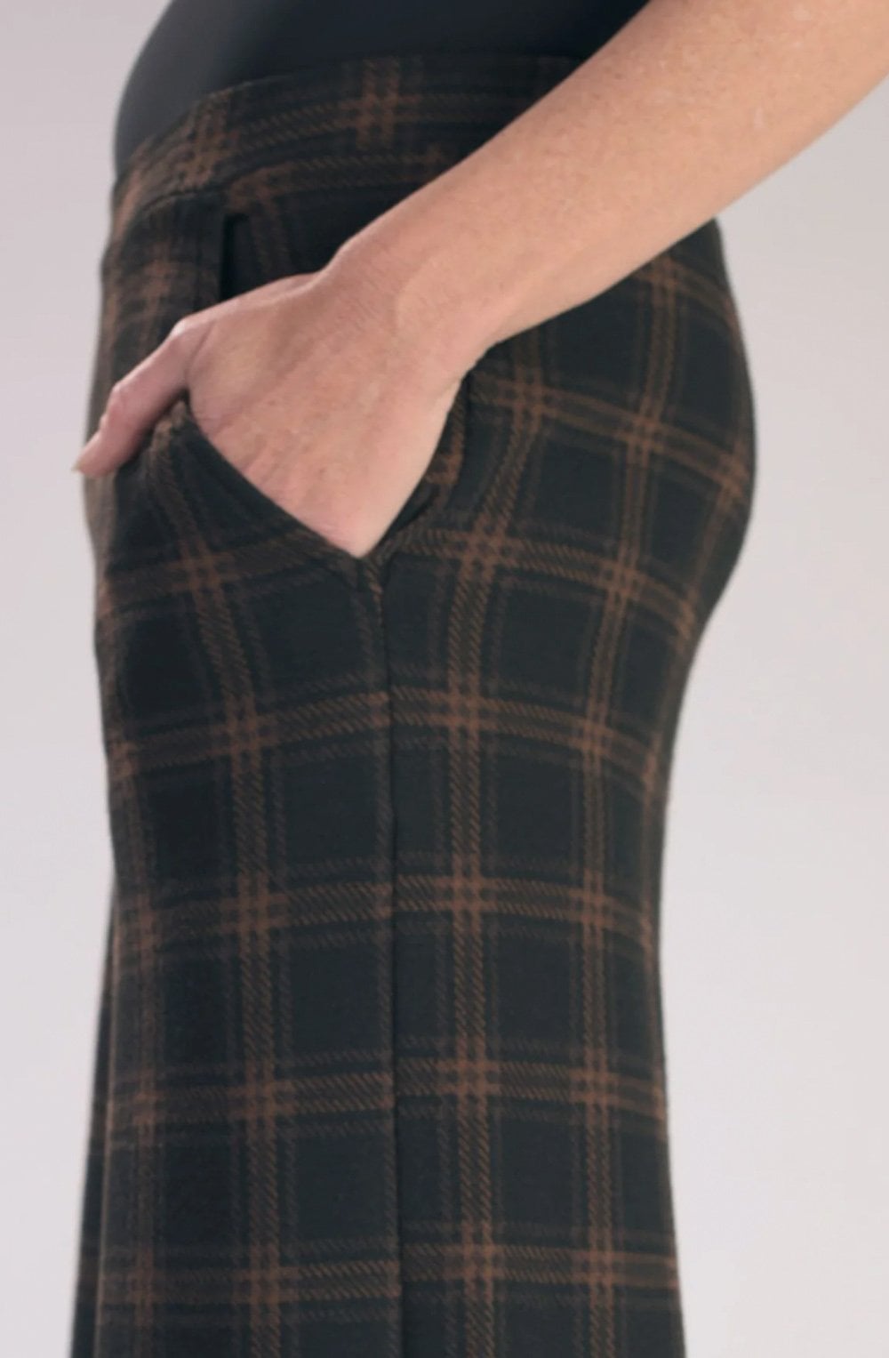 Ginger Plaid Wide Leg Culottes