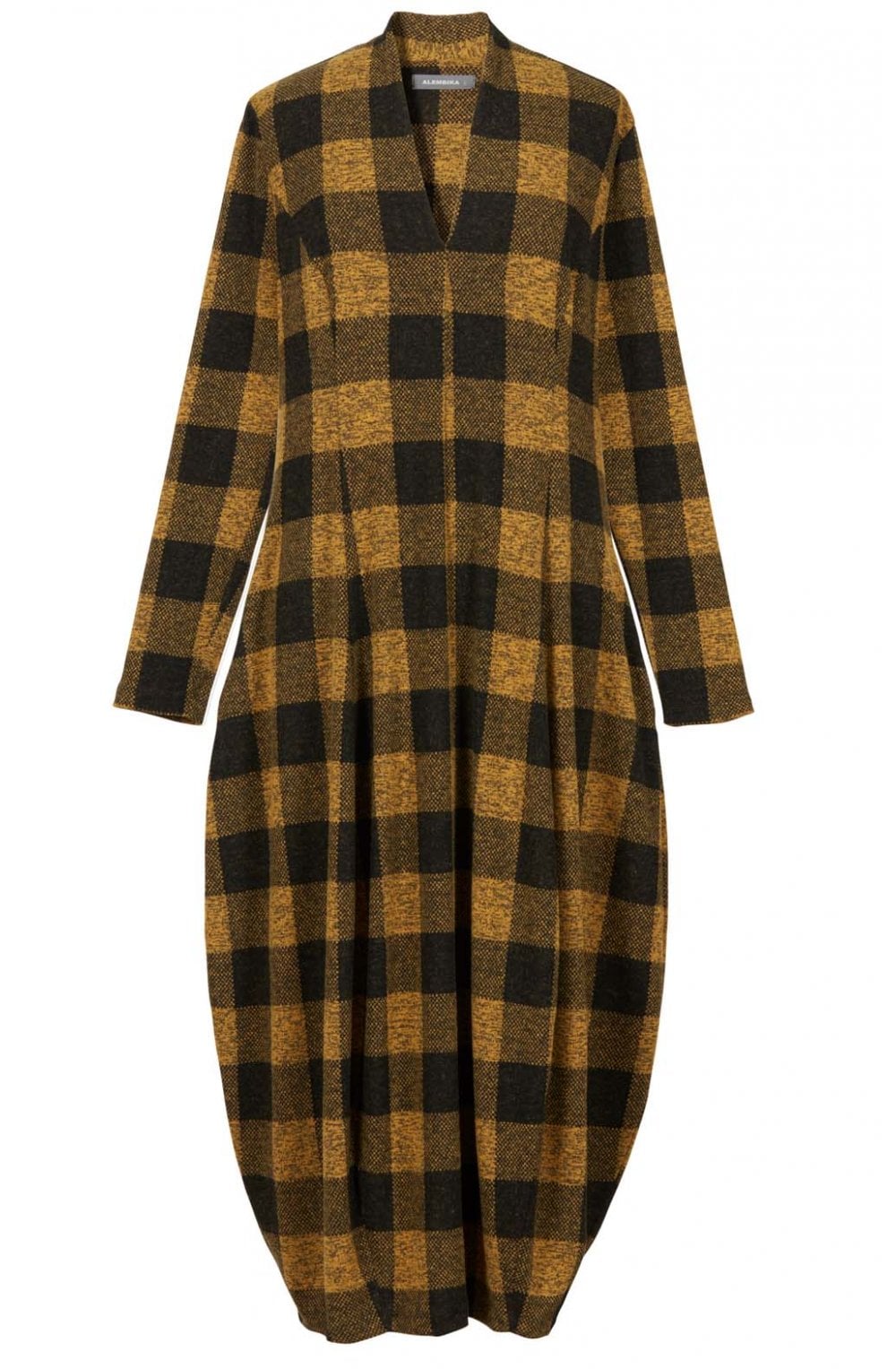 Honey Check Print Dress