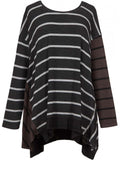 Iron Oversized Striped Top