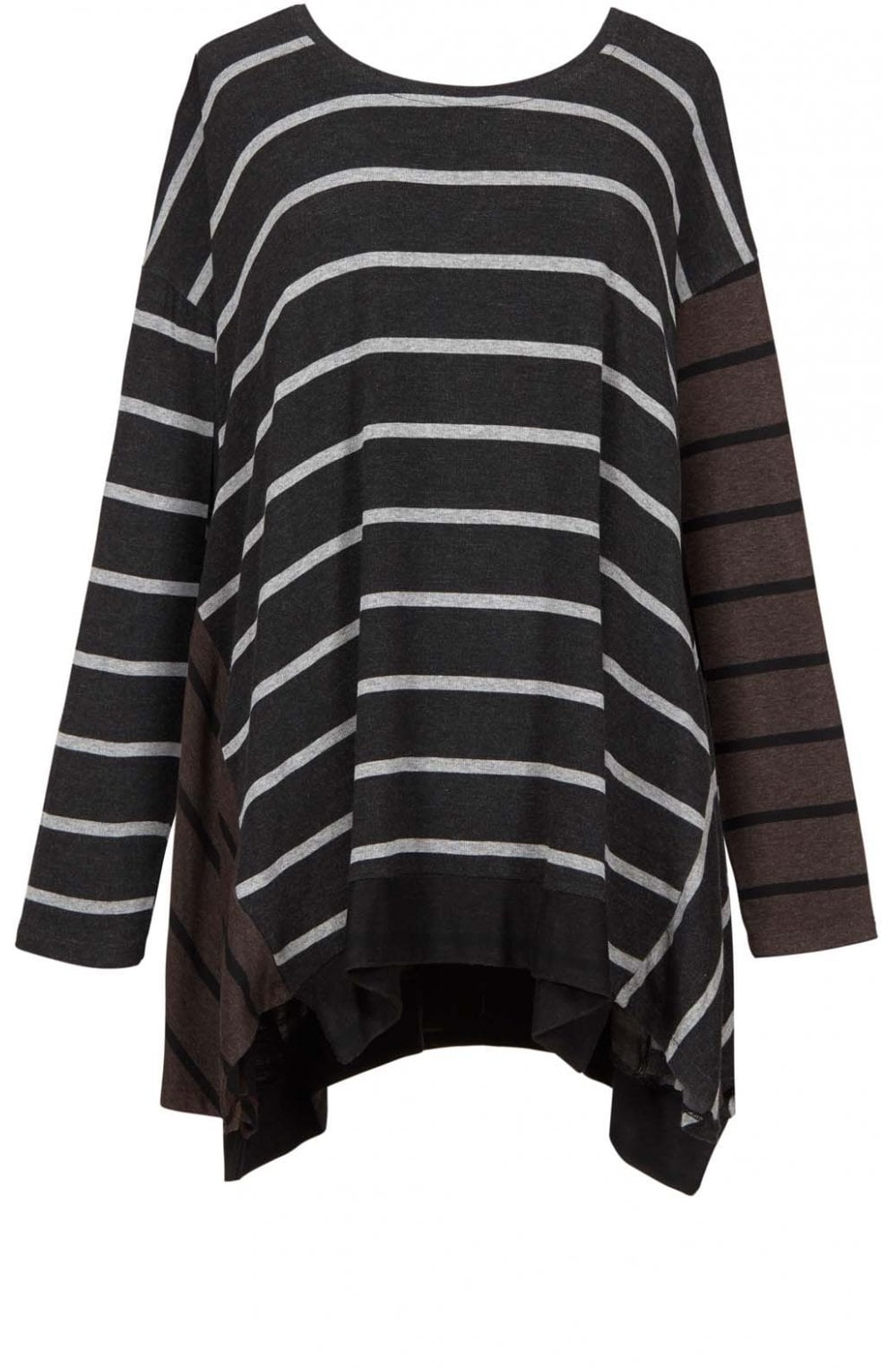 Iron Oversized Striped Top