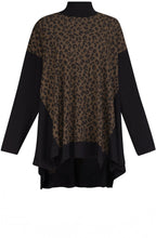 Khaki Leopard Oversized Top