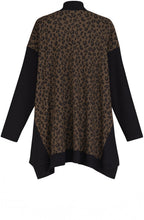 Khaki Leopard Oversized Top