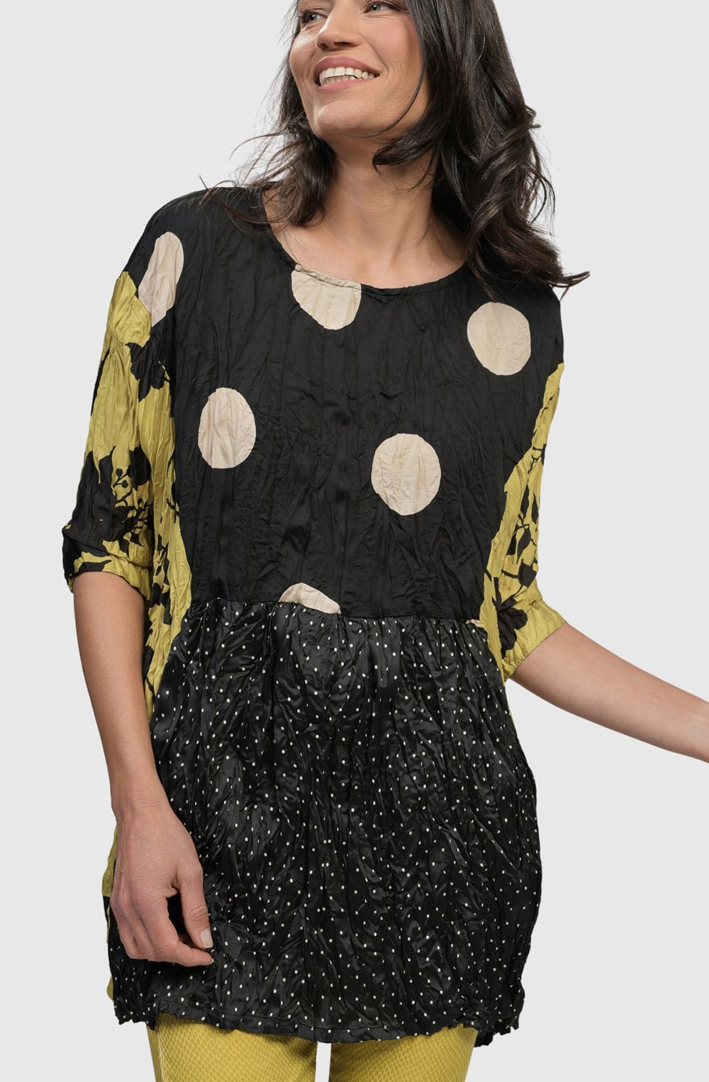Mixed Crinkle Tunic