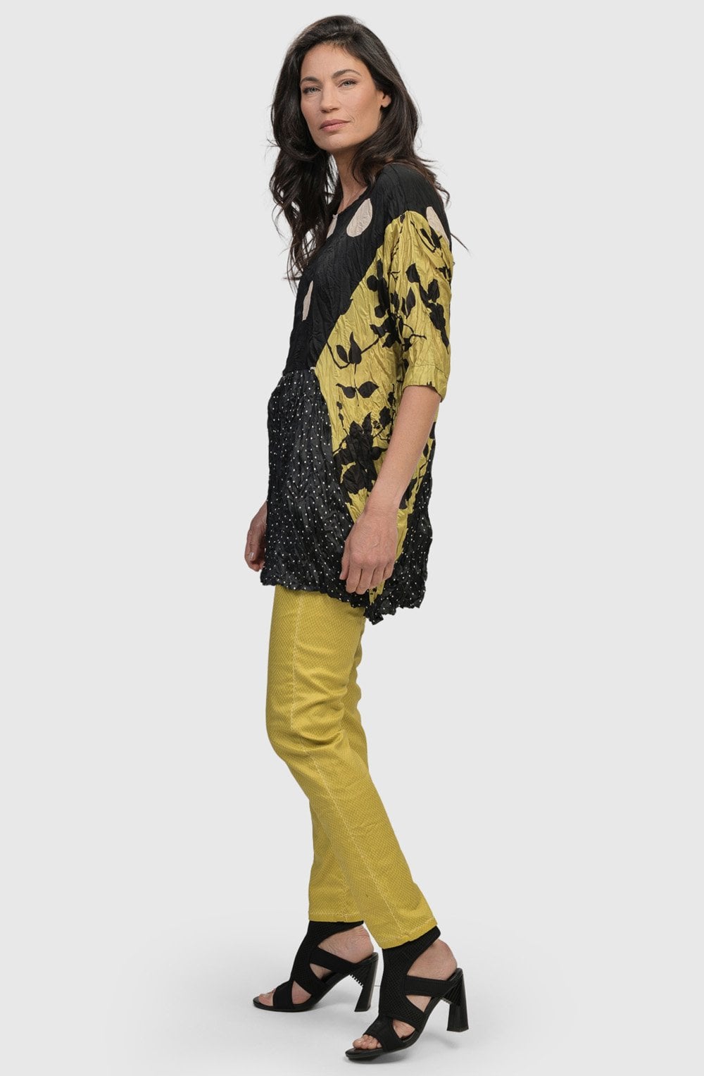 Mixed Crinkle Tunic