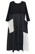 Monochrome Urban Morocco Midi Dress