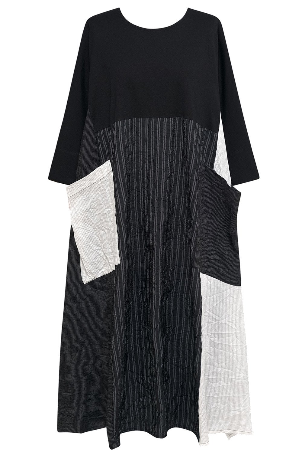 Monochrome Urban Morocco Midi Dress