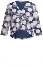 Navy Cloud Crop Jacket