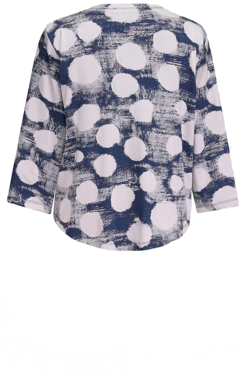 Navy Cloud Crop Jacket