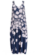 Navy Cloud Tank Dress