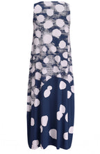 Navy Cloud Tank Dress