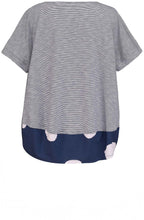 Navy Heather Blouson Tee