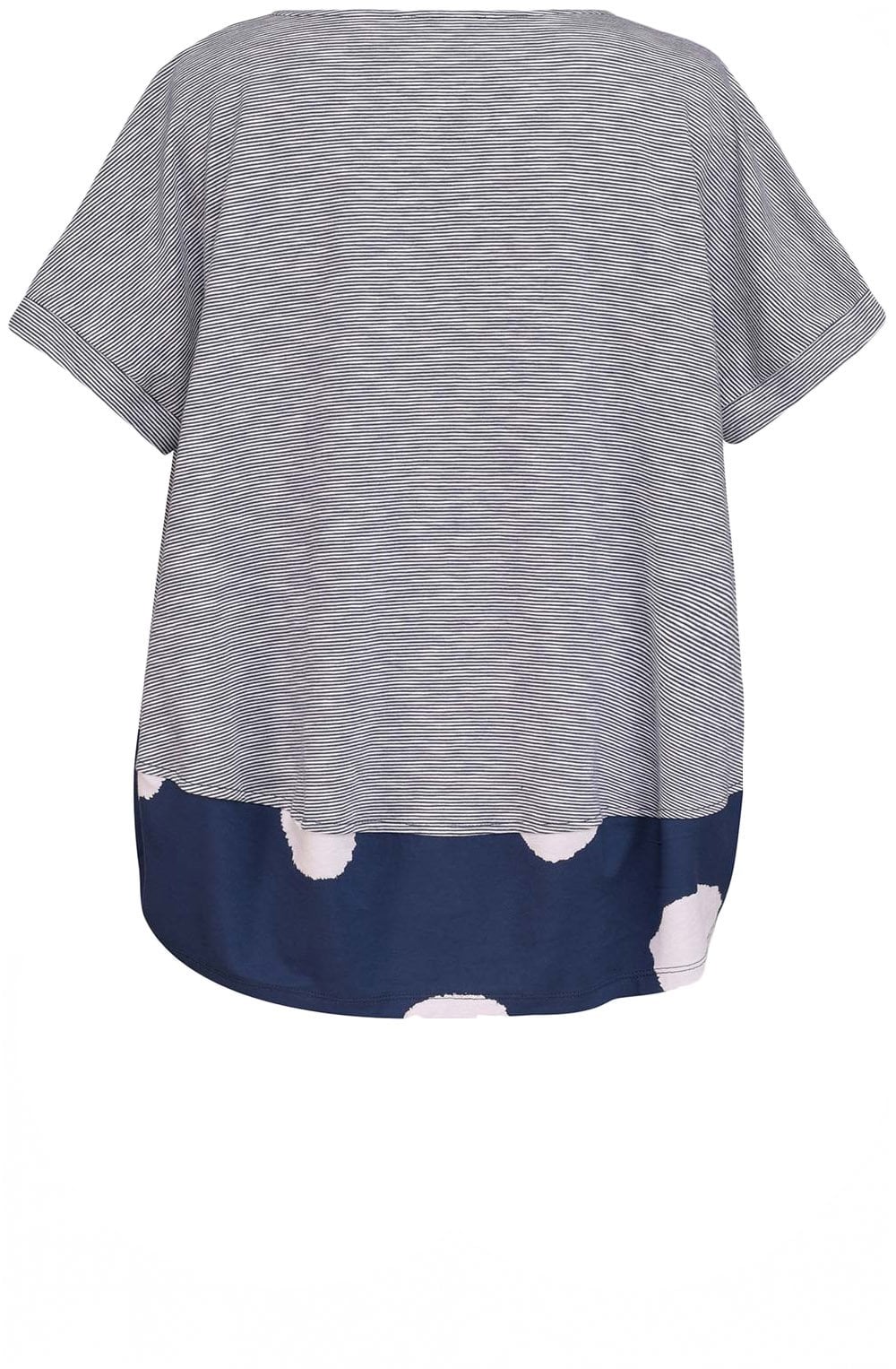 Navy Heather Blouson Tee