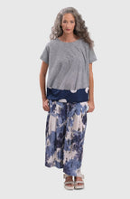Navy Heather Blouson Tee