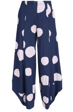 Navy Spot Punto Pants