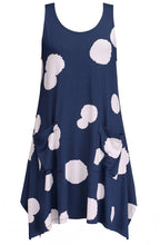 Navy Trapeze Tank Tunic