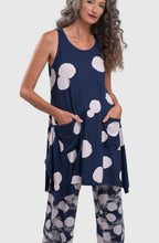 Navy Trapeze Tank Tunic