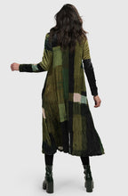 Olive Crinkle Crushed Velvet Dress