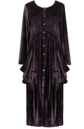 Oversized Velvet Dress