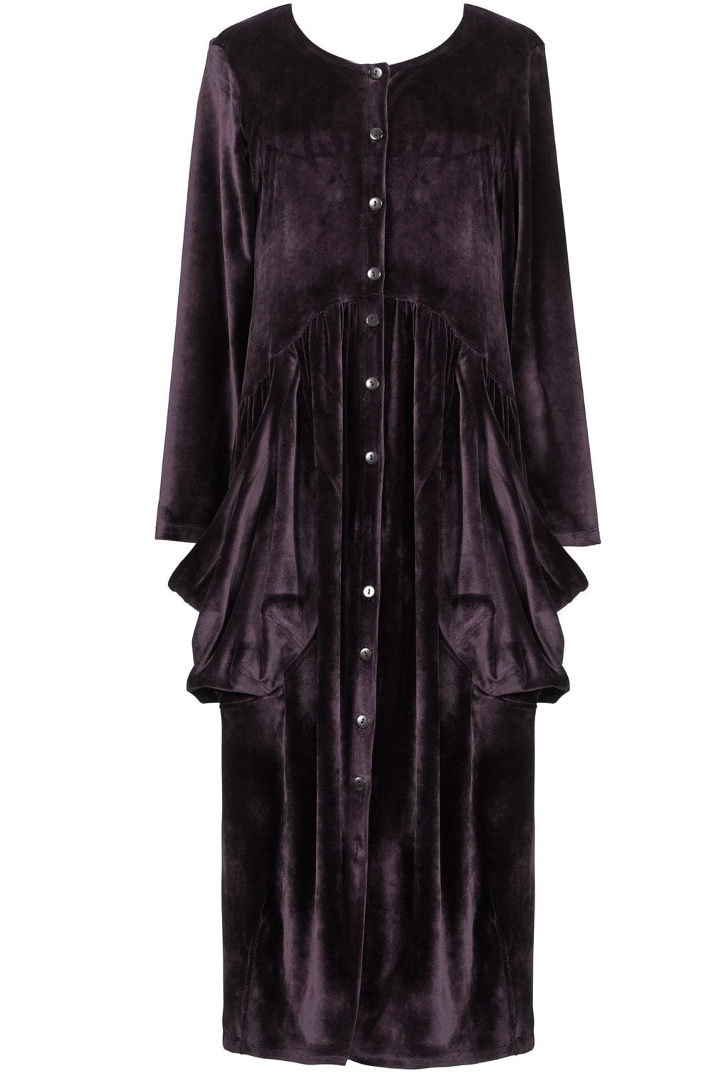 Oversized Velvet Dress