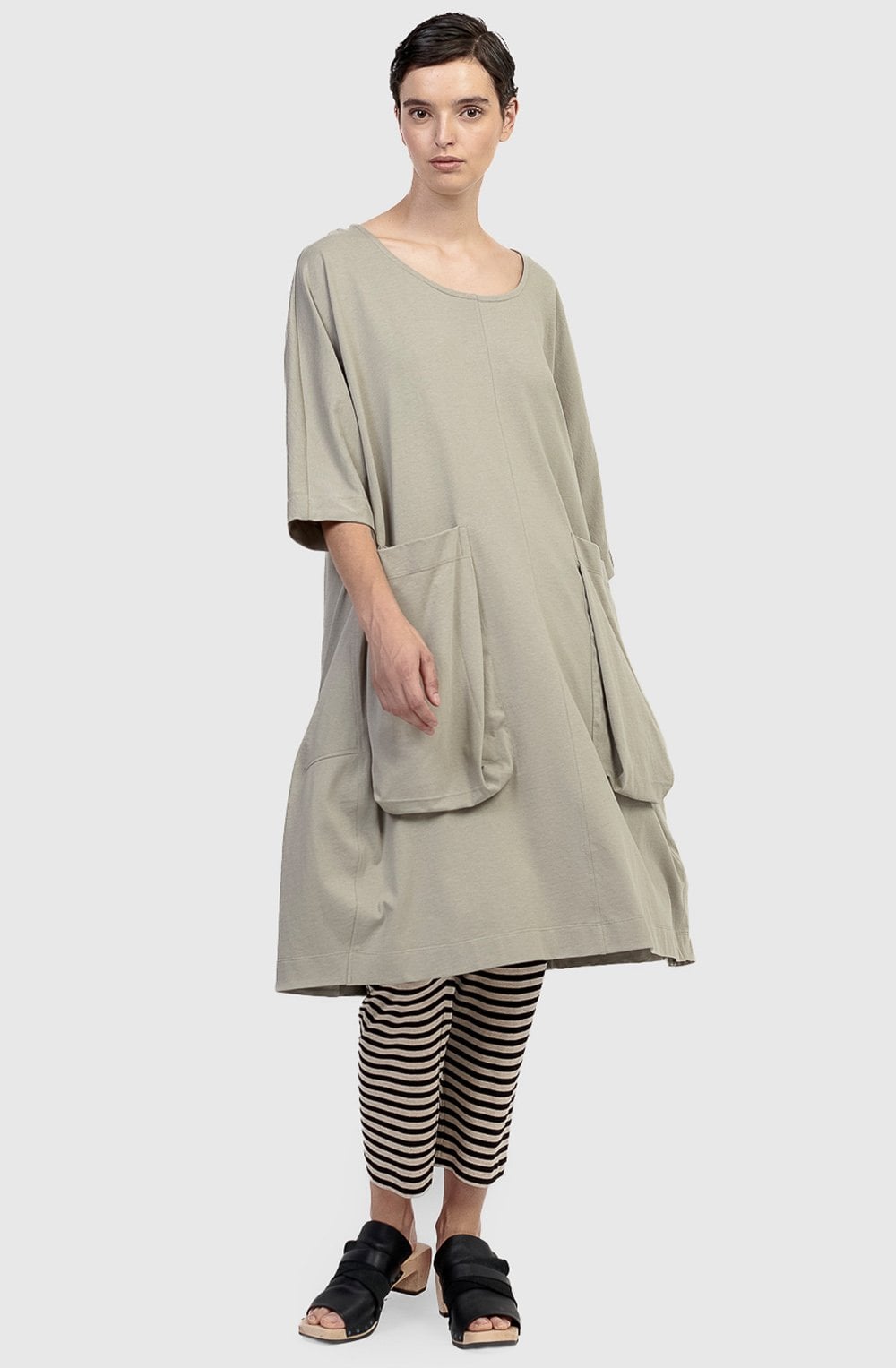 Sage Urban Jersey Tulip Dress