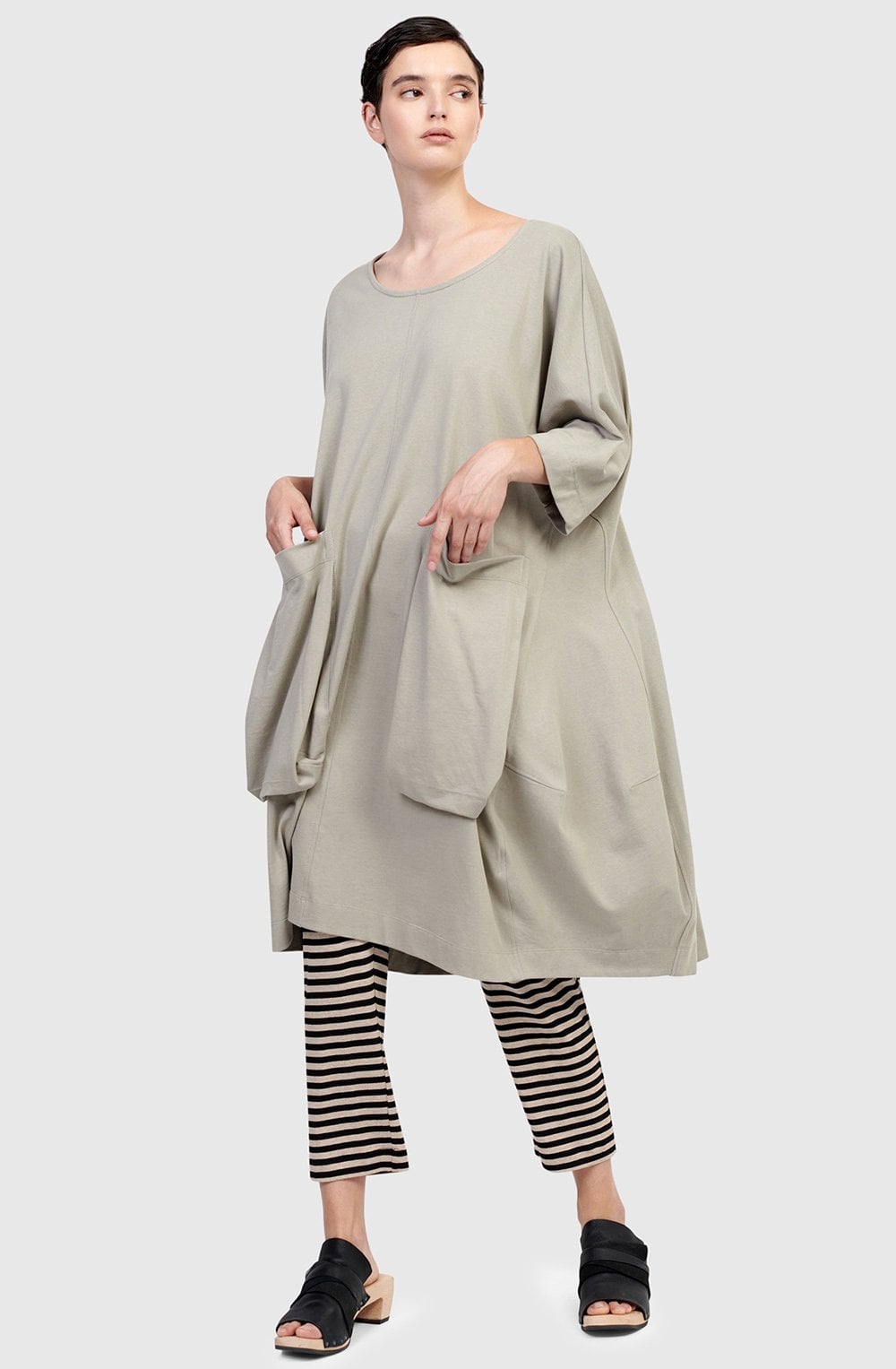 Sage Urban Jersey Tulip Dress