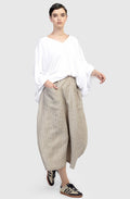 Sand Urban Pyramids Harem Trousers