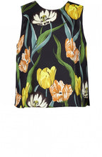 Silky Tulip Print Top