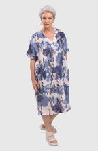 Sky Linen Over Sized Shift Dress