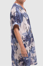 Sky Linen Over Sized Shift Dress