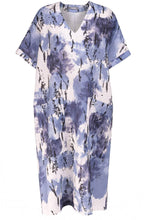Sky Linen Over Sized Shift Dress