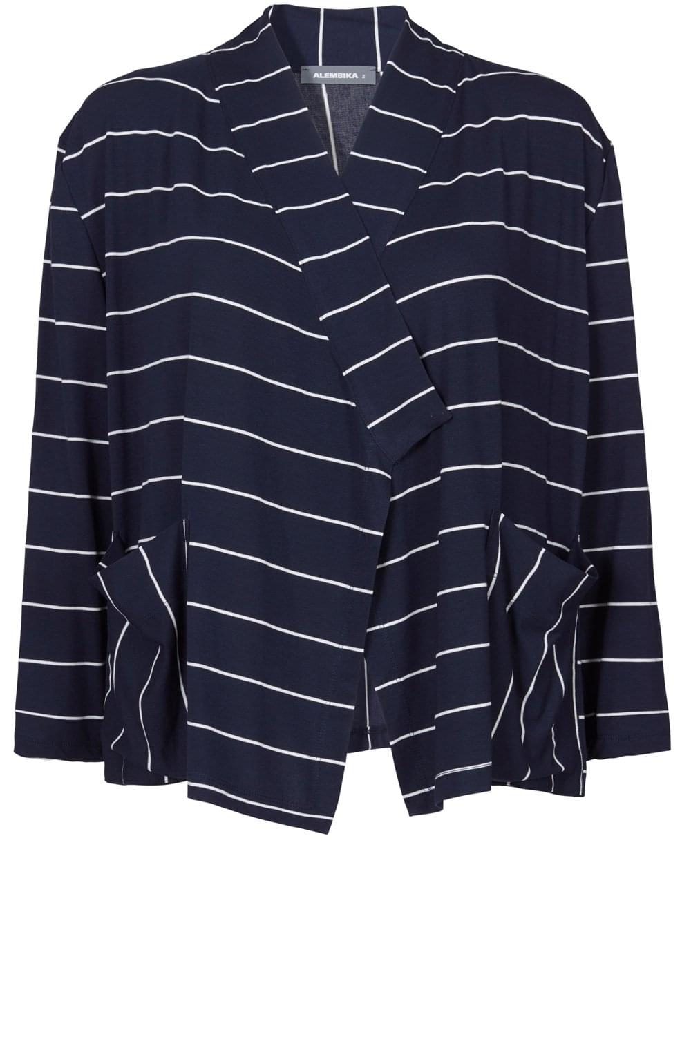 Striped Jersey Jacket